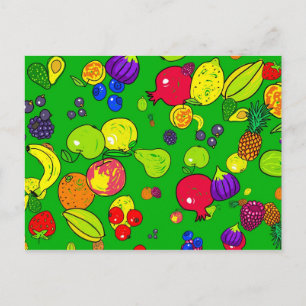 Cartão Postal Carteira de fruta