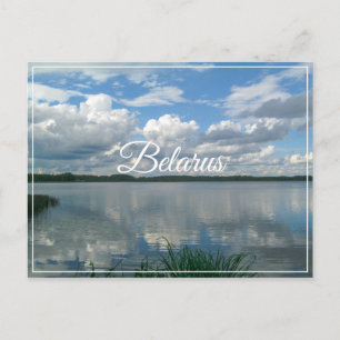 Cartão Postal Carteira postal Nature Landscape Lake Sky Belarus