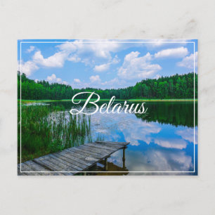 Cartão Postal Carteira postal Nature Landscape Lake Sky Belarus