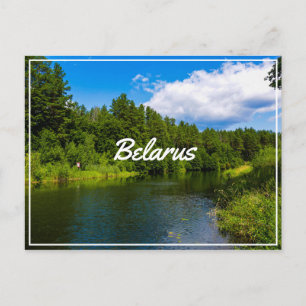 Cartão Postal Carteira postal Nature Landscape Lake Sky Belarus