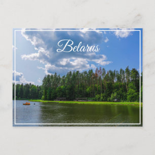 Cartão Postal Carteira postal Nature Landscape Lake Sky Belarus