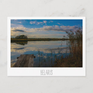 Cartão Postal Carteira postal Nature Landscape Lake Sky Belarus