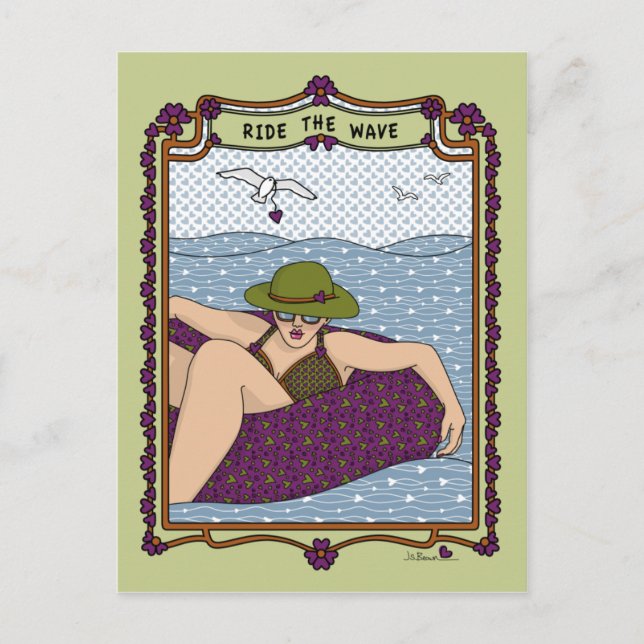 Cartão Postal Carteira Postal Wave_A_ (Frente)