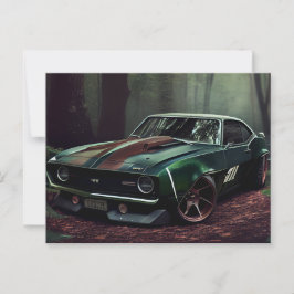 Cartão Postal Cartes Postales auto forest