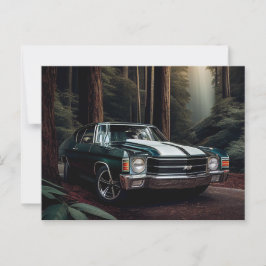 Cartão Postal Cartes Postales auto forest