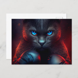 Cartão Postal Cartes Postales Black Cat