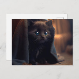 Cartão Postal Cartes Postales Black Cat