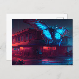 Cartão Postal Cartes Postales butterfly