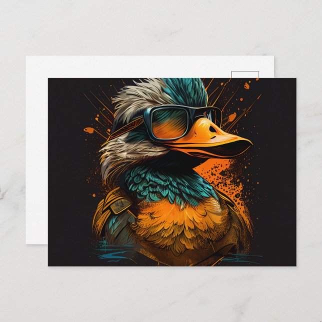 Cartão Postal Cartes Postales Canards (Frente/Verso)