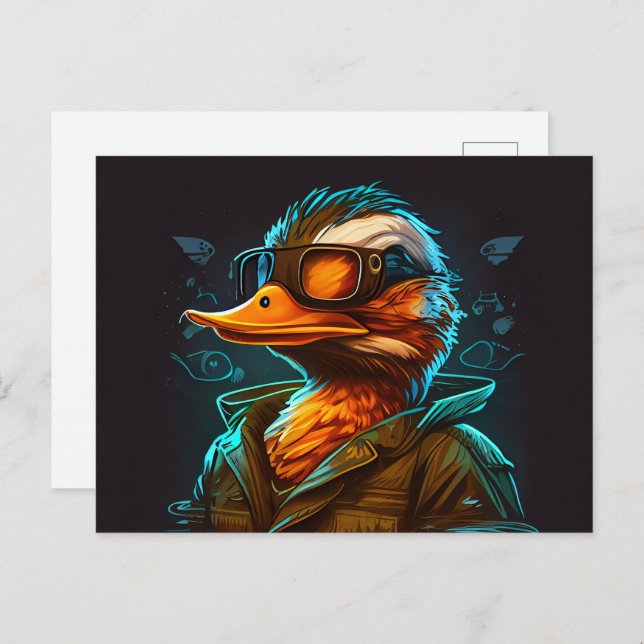 Cartão Postal Cartes Postales Canards (Frente/Verso)