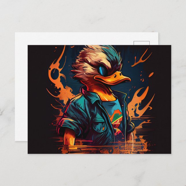 Cartão Postal Cartes Postales Canards (Frente/Verso)