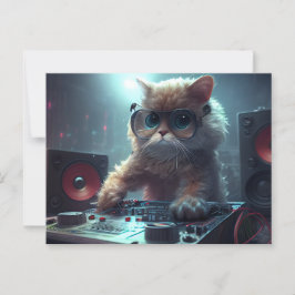 Cartão Postal Cartes Postales Cat Funny