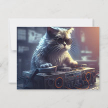 Cartes Postales Cat Funny