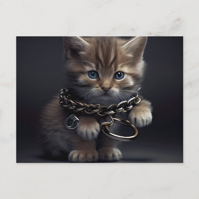 Cartão Postal Cartes Postales Cat prisoner (Frente)