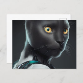 Cartão Postal Cartes Postales Cat Robotique