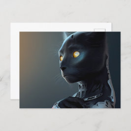 Cartão Postal Cartes Postales Cat Robotique