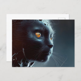 Cartão Postal Cartes Postales Cat Robotique