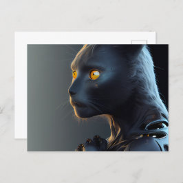 Cartão Postal Cartes Postales Cat Robotique