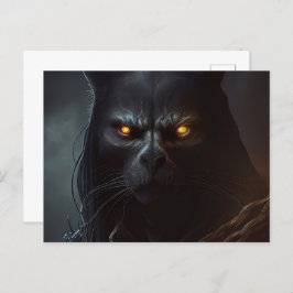 Cartão Postal Cartes Postales Chat capuche