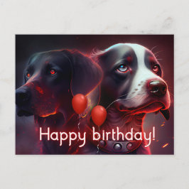 Cartão Postal Cartes Postales Dog