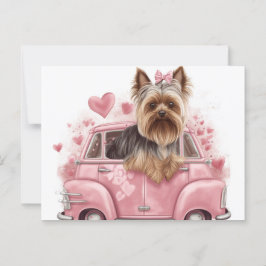 Cartão Postal Cartes Postales Dog Yorkshire