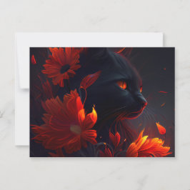 Cartão Postal Cartes Postales feu Fleur