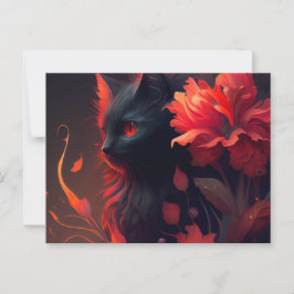 Cartão Postal Cartes Postales feu Fleur