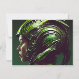 Cartão Postal Cartes Postales Fille Futurisme