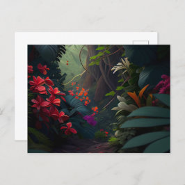 Cartão Postal Cartes Postales Fleur