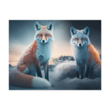 Cartes Postales Fox 
