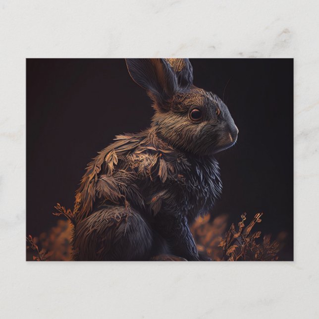 Cartão Postal Cartes Postales Lapin (Frente)