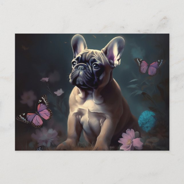 Cartão Postal Cartes Postales Puppy (Frente)