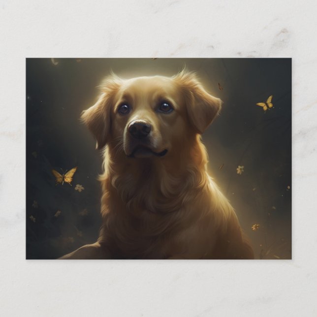 Cartão Postal Cartes Postales Puppy (Frente)