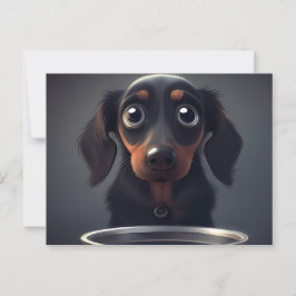 Cartão Postal Cartes Postales Puppy Divers