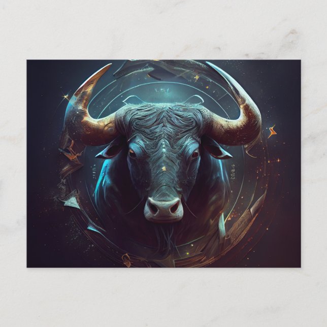 Cartão Postal Cartes Postales Taureau (Frente)