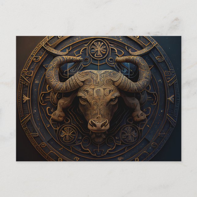 Cartão Postal Cartes Postales Taureau (Frente)
