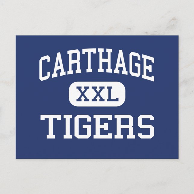Cartão Postal Carthage - Tigers - Junior - Carthage Missouri (Frente)