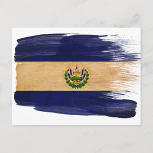 Cartão Postal Cartões-postais da Bandeira de El Salvador