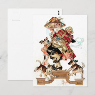 Cartão Postal Cartões-postais de Ação de Graças Humorísticos de 