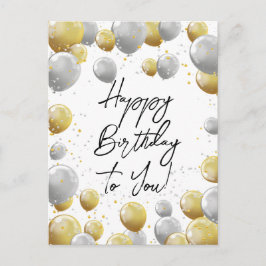 Cartão Postal Cartões-postais de aniversário