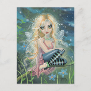 Cartão Postal Cartões-postais de arte de fantasia de fada Starli