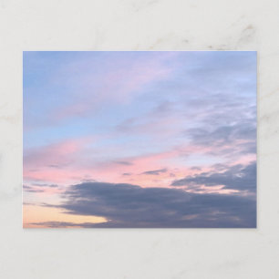Cartão Postal Cartões-postais de céu azul-roxos