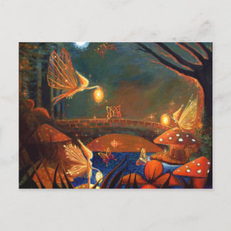 Cartão Postal Cartões-postais de coleta de fadas
