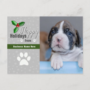 Cartão Postal Cartões-postais de Natal de Negócios de Pet - Foto