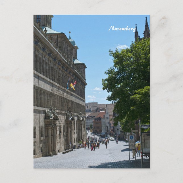 Cartão Postal Cartões-postais de Nuremberg (Frente)