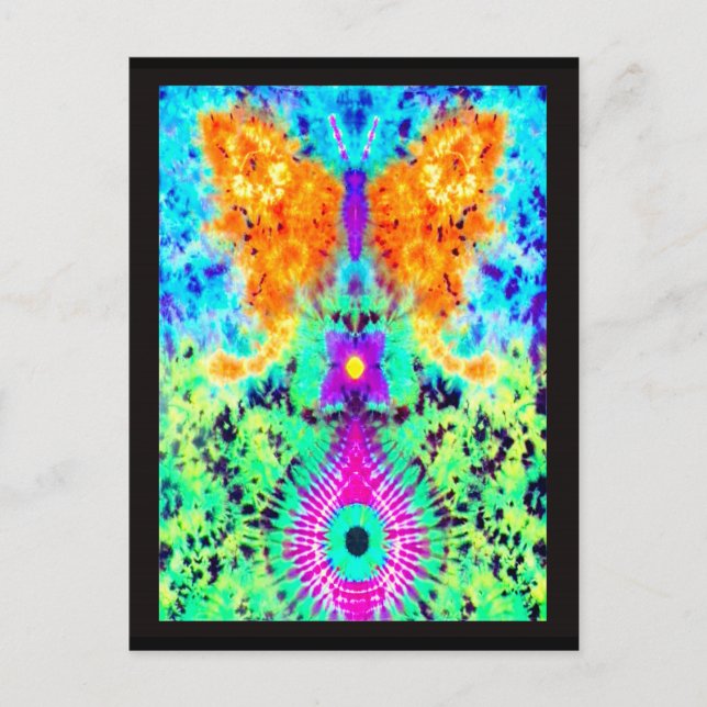 Cartão Postal Cartões-postais de queda de borboleta (Frente)