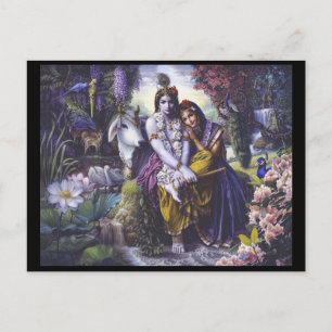 Cartão Postal Cartões-postais de Radha Krishna
