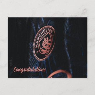 Cartão Postal cartões-postais do man city