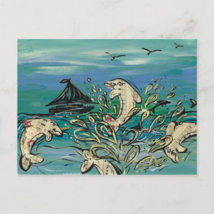 Cartão Postal Cartões-postais Dolphin Music