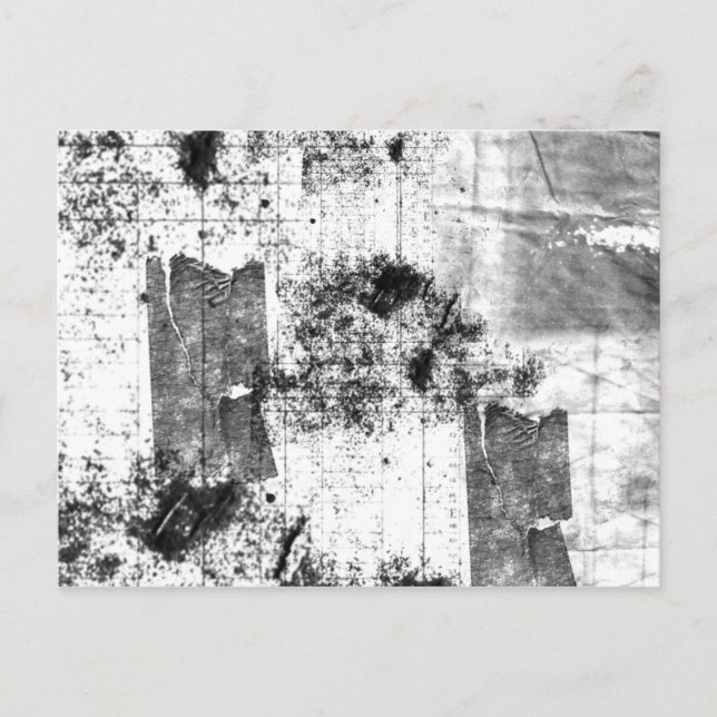 Cartão Postal Cartões-postais em preto-e-branco (Frente)